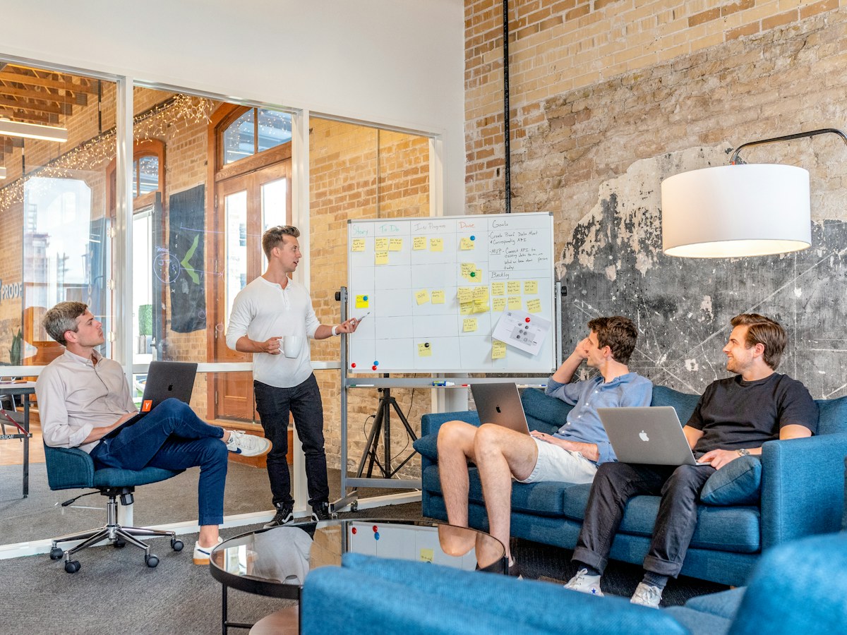 Creative team planning a campaign